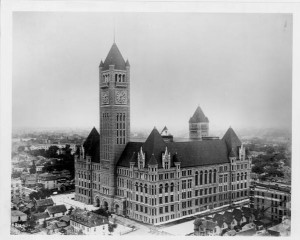 M0146, minneapolis city hall soon after completion, hclib photo collection