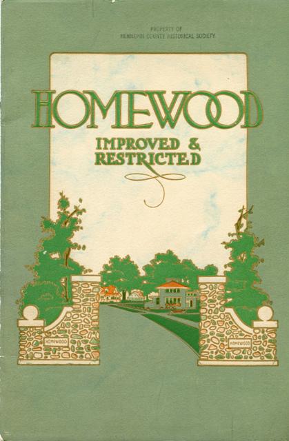 smaller version, homewood brochure cover, hennepin history museum