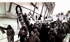 superbowl protest, January 1992, Hennepin History Museum