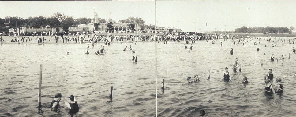 excerpt from hibbard panorama, LOC, Lake Calhoun 6a06831r